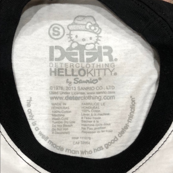 Hello Kitty Raglan Tee Shirt - Picture 2 of 2
